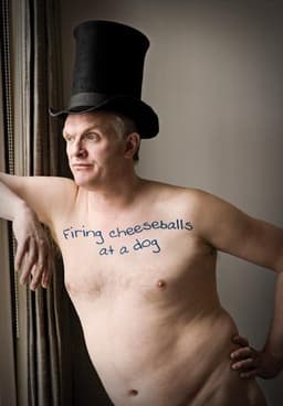 Greg Davies: Firing Cheeseballs at a Dog