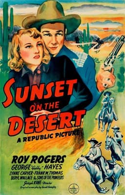 Sunset on the Desert