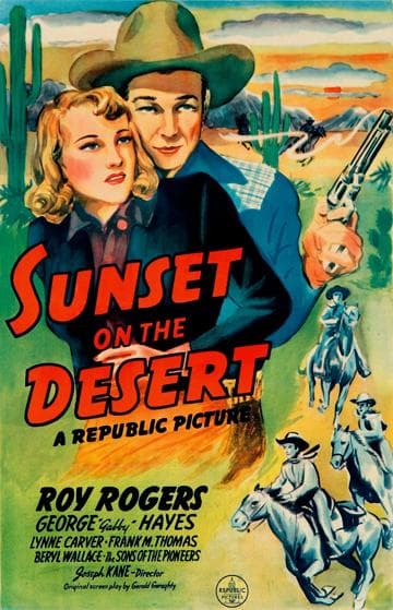 Sunset on the Desert