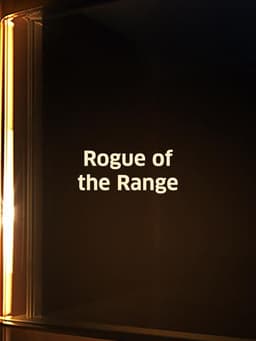 Rogue of the Range