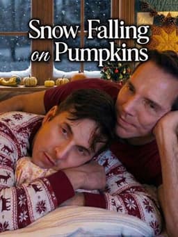 Snow Falling on Pumpkins